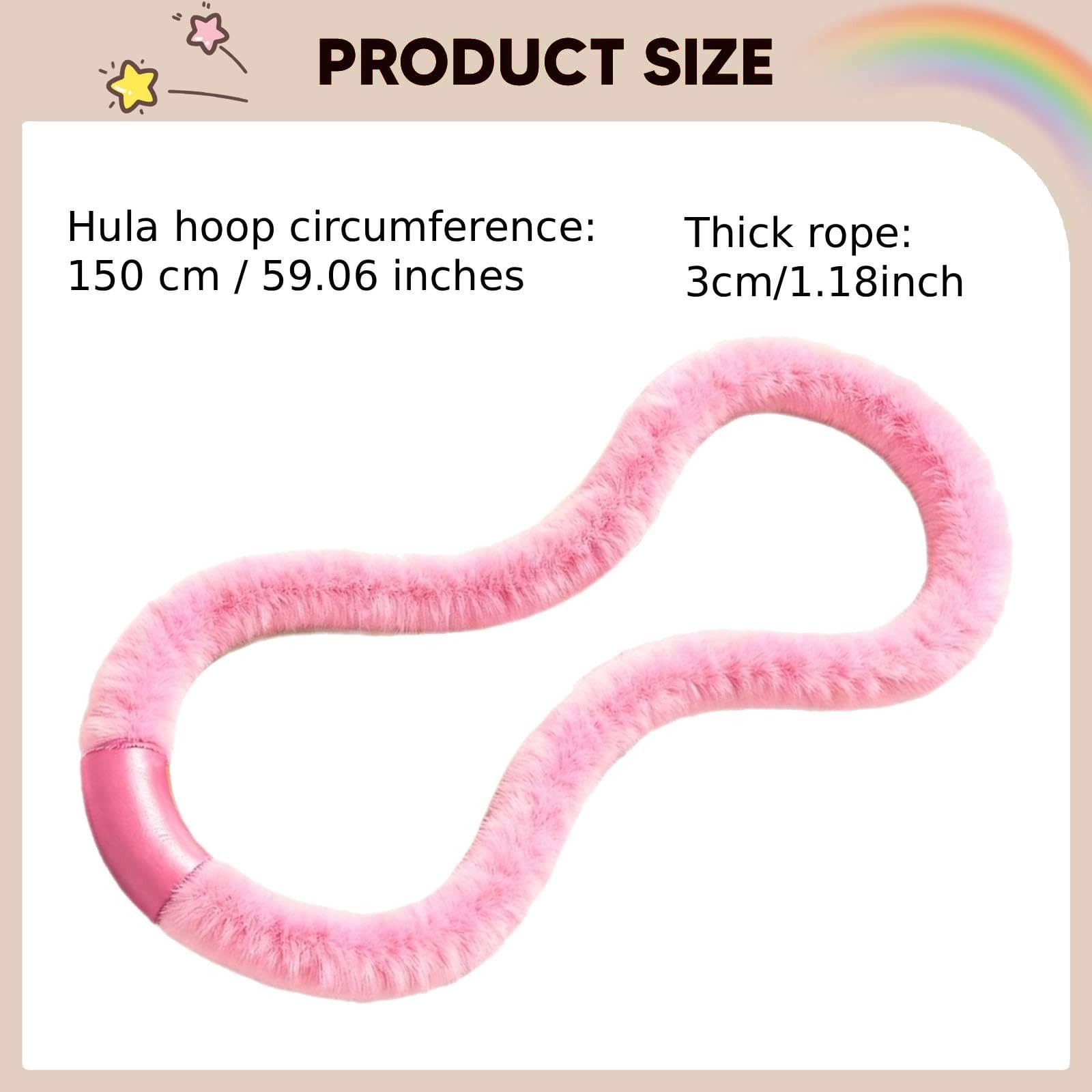 Fitness Hoop Cerchio Ginnico per Allenamenti a Casa E Palestra Anello Fitness Addominale con Molla Interna Silenziosa E Rivestimento Morbido in