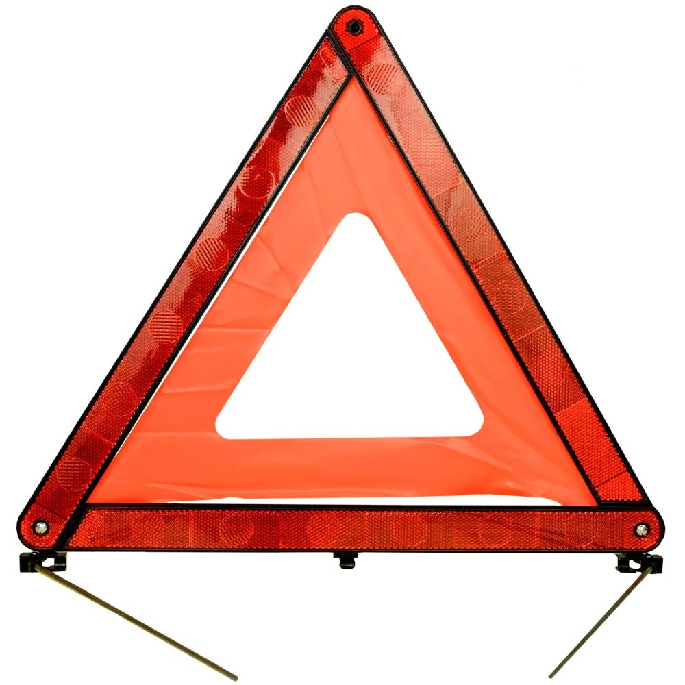 TEILE-24.EU Malinowski Warning Triangle Hinged Euro Breakdown Warning Triangle ECE R27 Breakdown Assistance Car