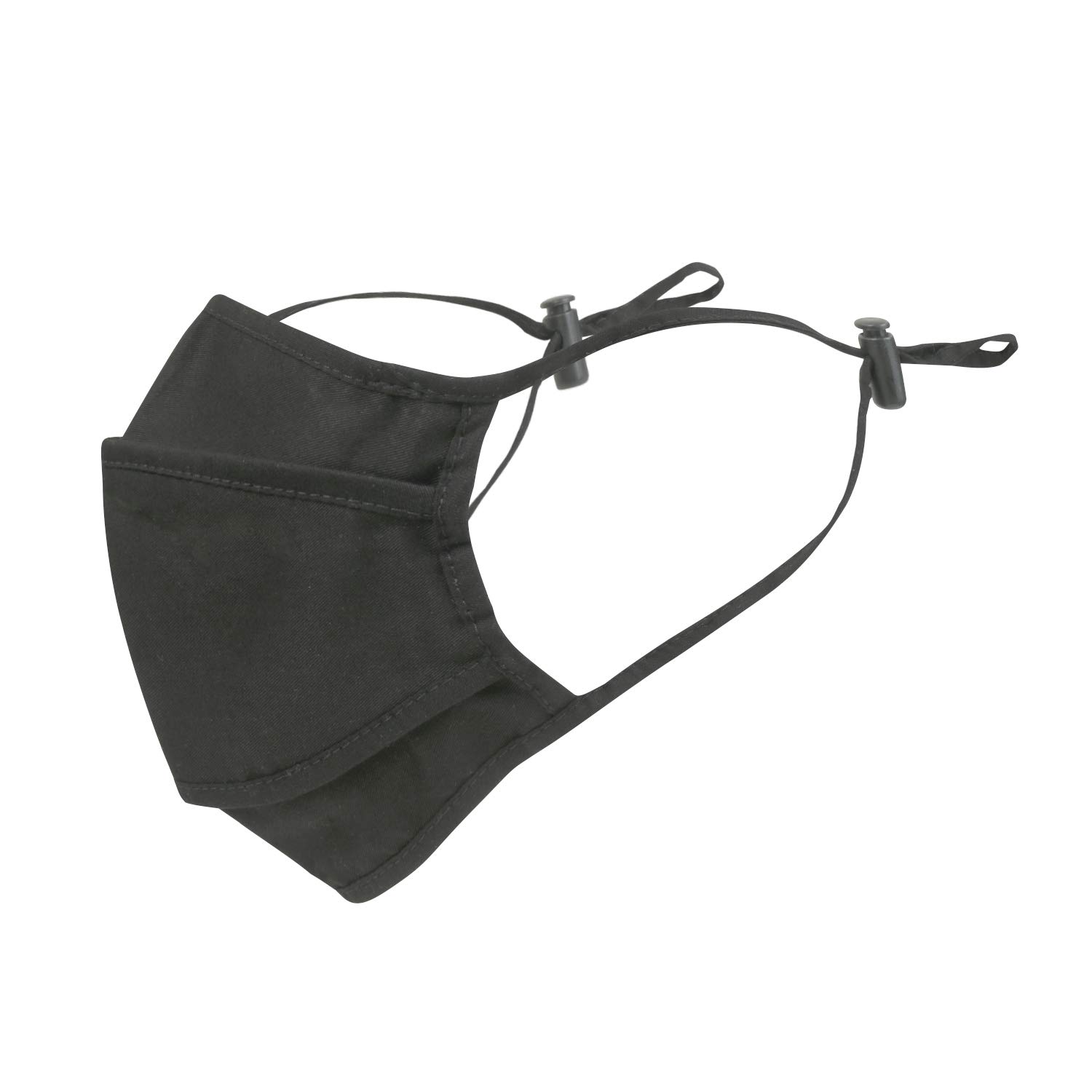 ililily Cotton Solid Color Face Mask Reusable Shield With Filter Pocket