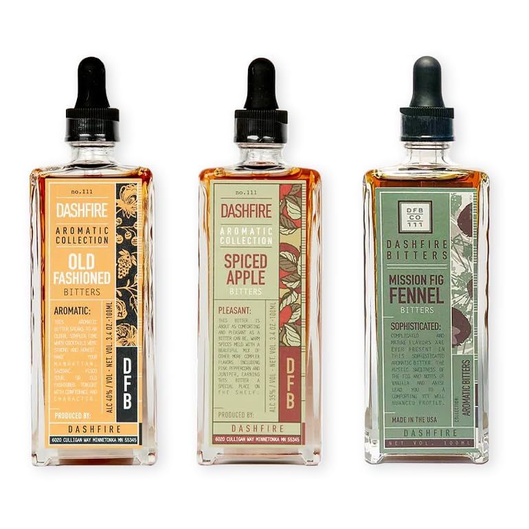 Miniatura 9 de Dashfire Bitters Colección Vagabond #1  Vintage Orange No.1 Chai y Mole Bitters  Juego de 3 unidades