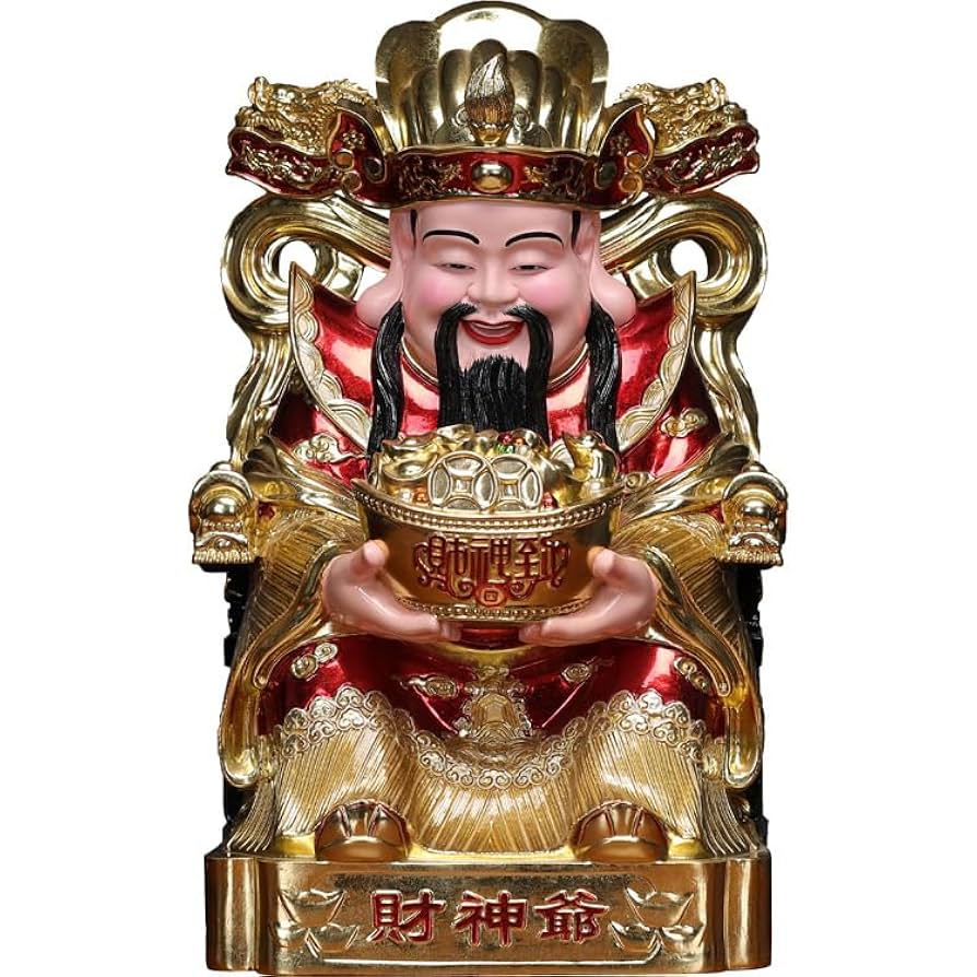 Amazon.com: Usoway 树脂财神爷The God of Wealth 佛像Statue of