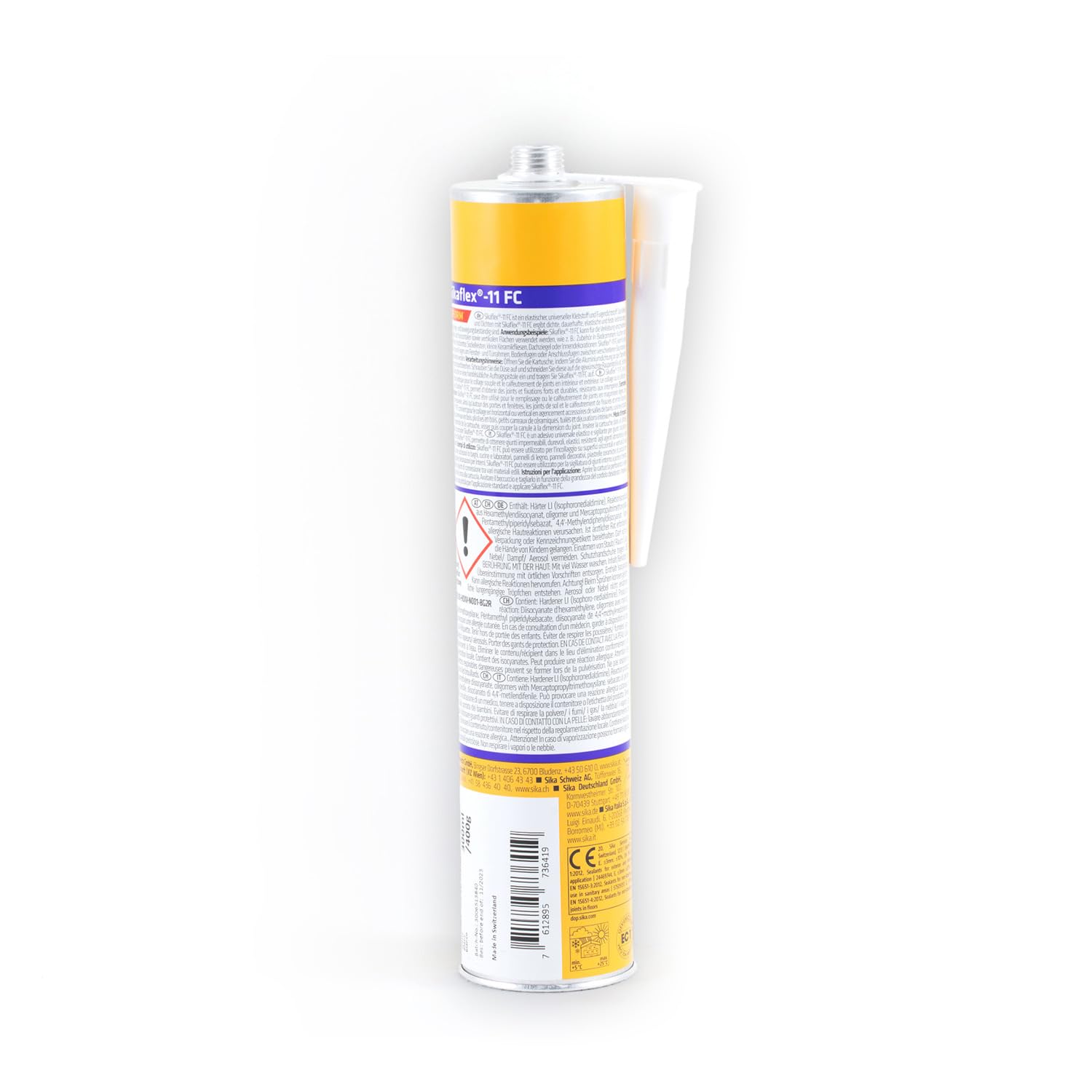 SIKA - Sigillante adesivo universale - Sikaflex 11 FC Purform, Grigio - Incolla e sigilla in un solo gesto con la nuova tecnologia Purform per una casa perfetta - 300ml
