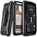Moto E4 Case, COVRWARE [Aegis Series] w/ Built-in [Screen Protector] Heavy Duty Full-Body Rugged Holster Armor Case [Belt Swivel Clip][Kickstand] For Moto E (4th Generation), Black