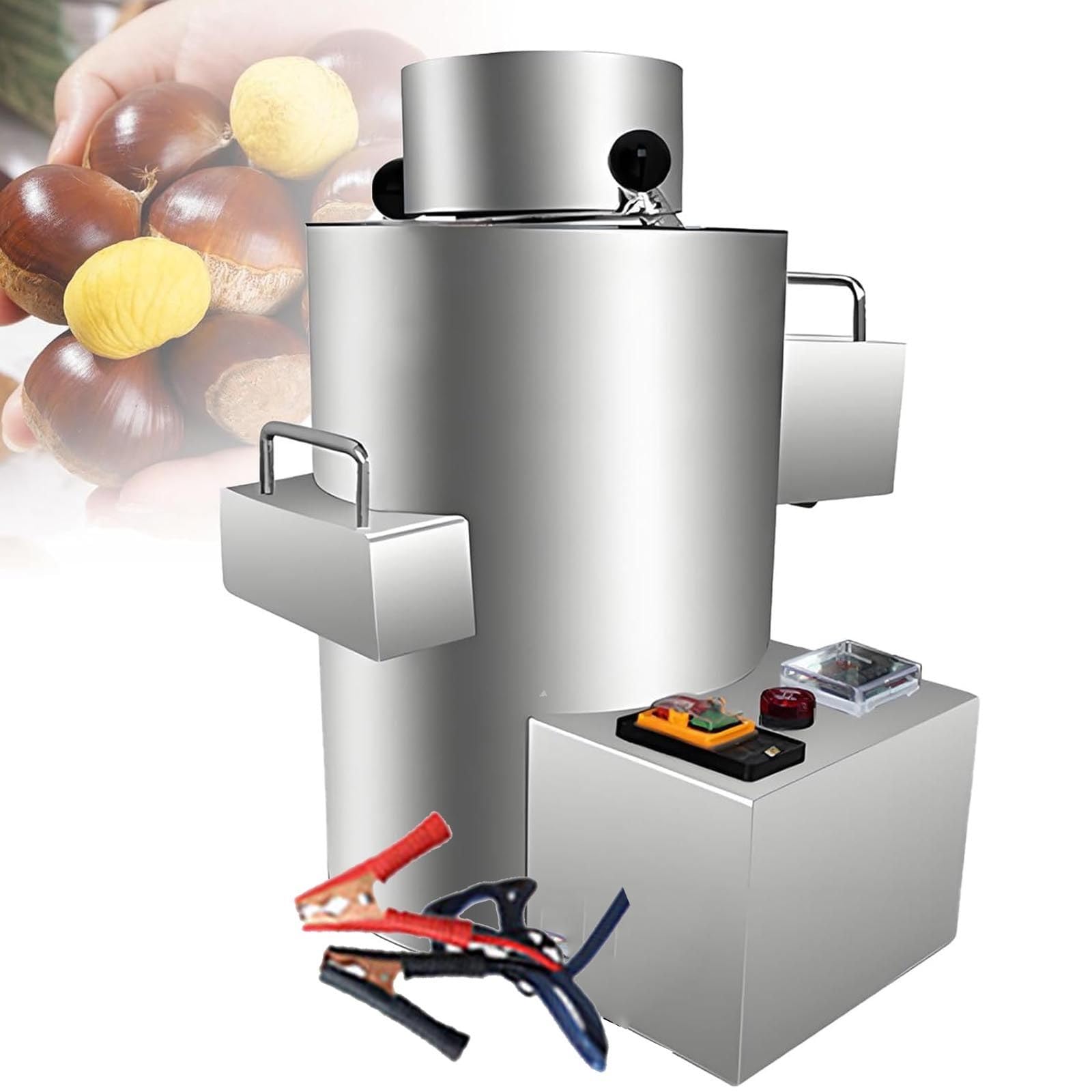 GTHTUHFD Automatic Chestnut Sheller Machine, High Capacity Electric Nut Peeler For Commercial Use In Restaurants And Food Trucks,C12v