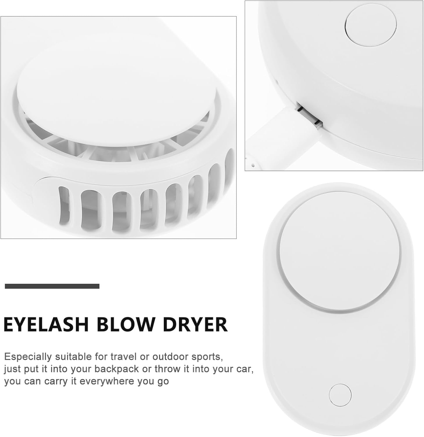 DOITOOL 7pcs Usb Eyelash Grafting Dryer Fan Portable Cooling Lash Extensions Blower Multi-function Beauty Salon Supplies Lightweight Design for Quick Adhesion Comfort for Eyelash