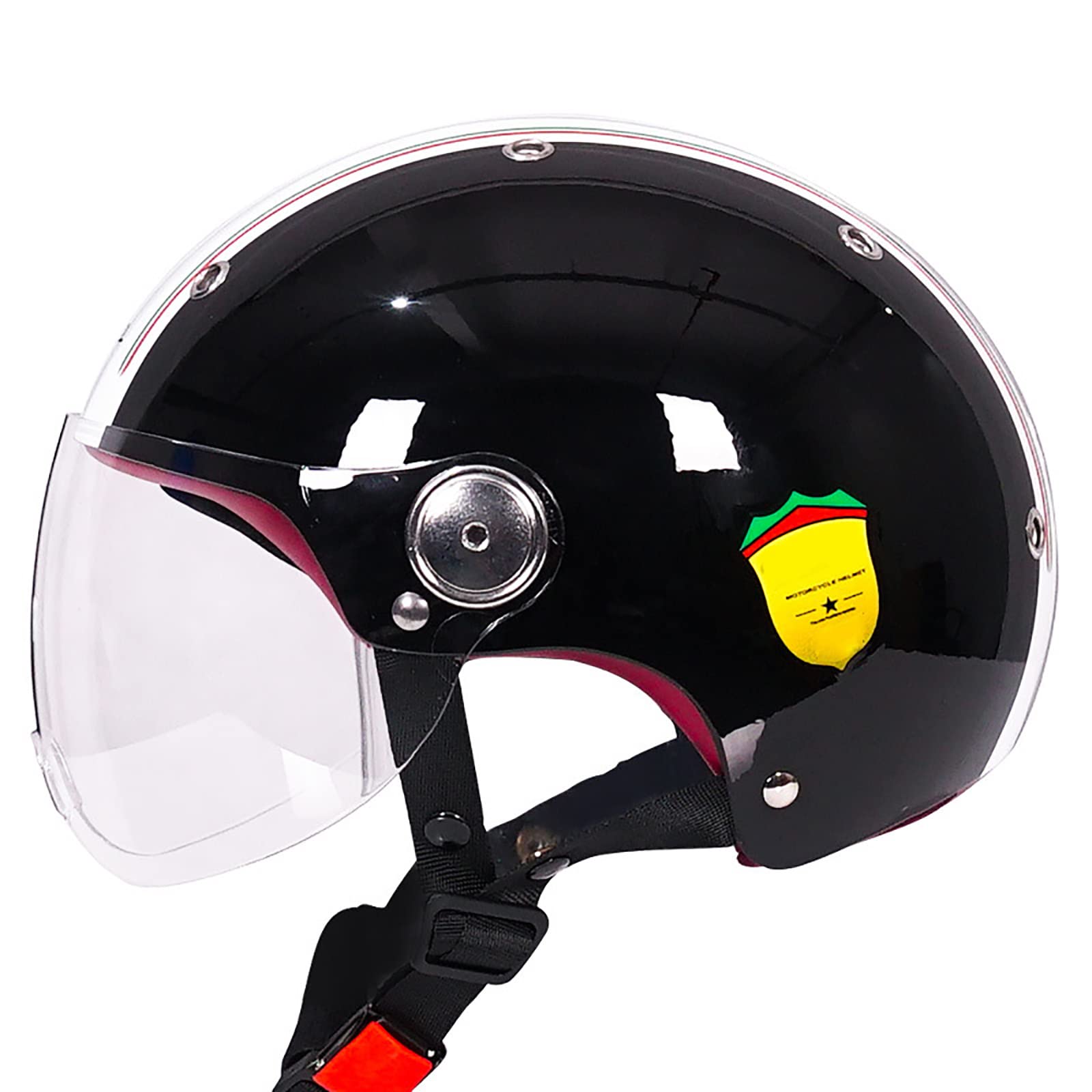 Demi casque rétro durable finitions haut de gamme pour cruiser