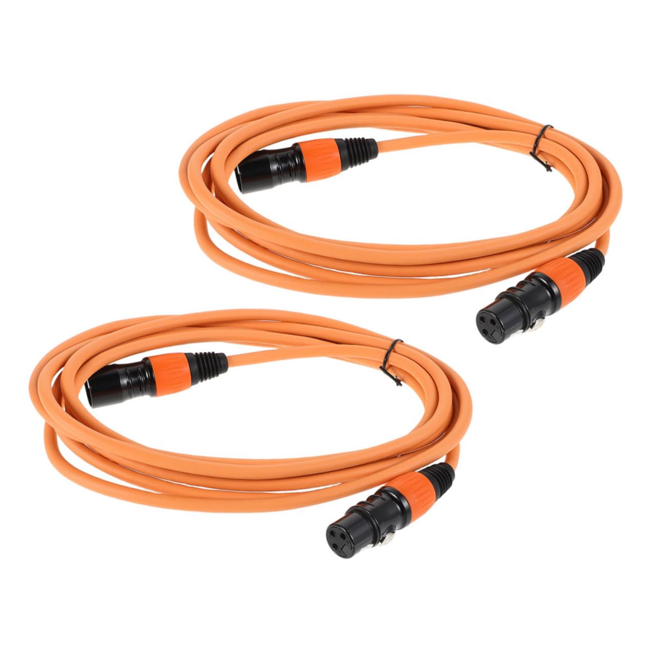 Cable de micrófono XLR balanceado de 2 piezas, conectores de audio macho hembra de cobre estable 8