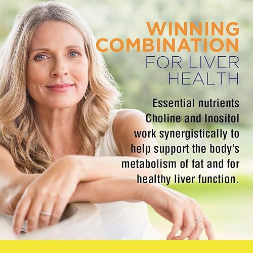 Miniatura 3 de Nature's Life Complejo lipotrópico  Apoyo integral para una función hepática saludable  con colina e inositol  Sin OMG  180 tabletas vegetarianas