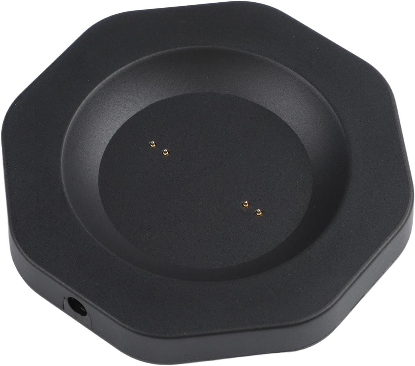 Charging Dock Compatible with Ember Smart Temperature Control Mug, ABS Base, Compact 10x10x1.5 cm Size, Stylish Black Finish for Home or Office Use