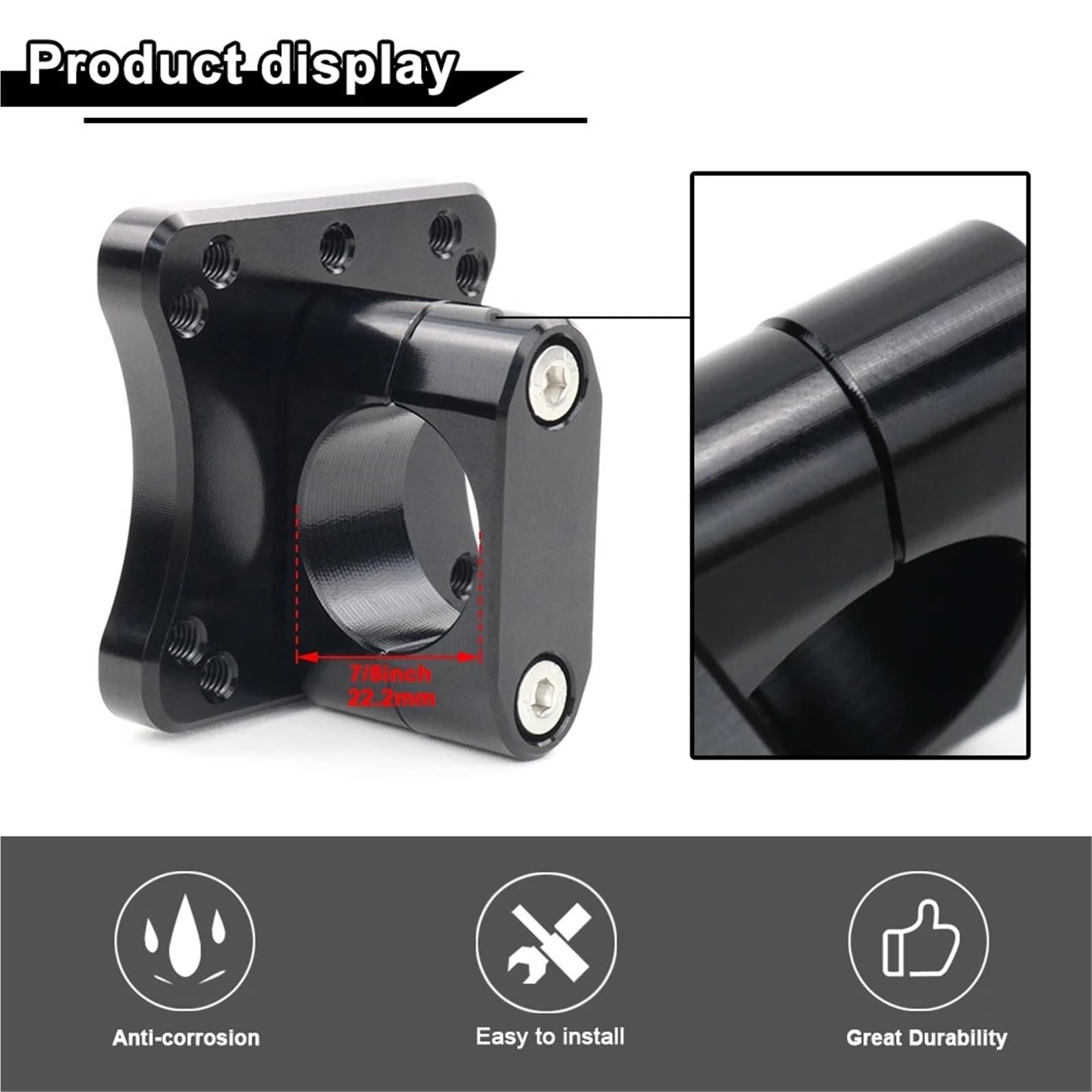 Porta Movil Manillares Soporte para Teléfono Móvil con Marco De Navegación GPS para CRF250L Rally CBF1000 CB1000R CB300R CB250F/300F CB500X CB600F Grom125