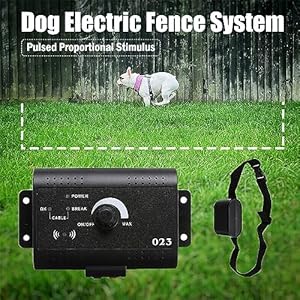   Electric-Dog-Fence-System-Pet-Tone-Shock-Boundary-Containment-Water-Resistant-Collar-Receiver-Wireless-Dog-Fence-Outdoor-for-Small-Medium-Large-Dogfor3dogs