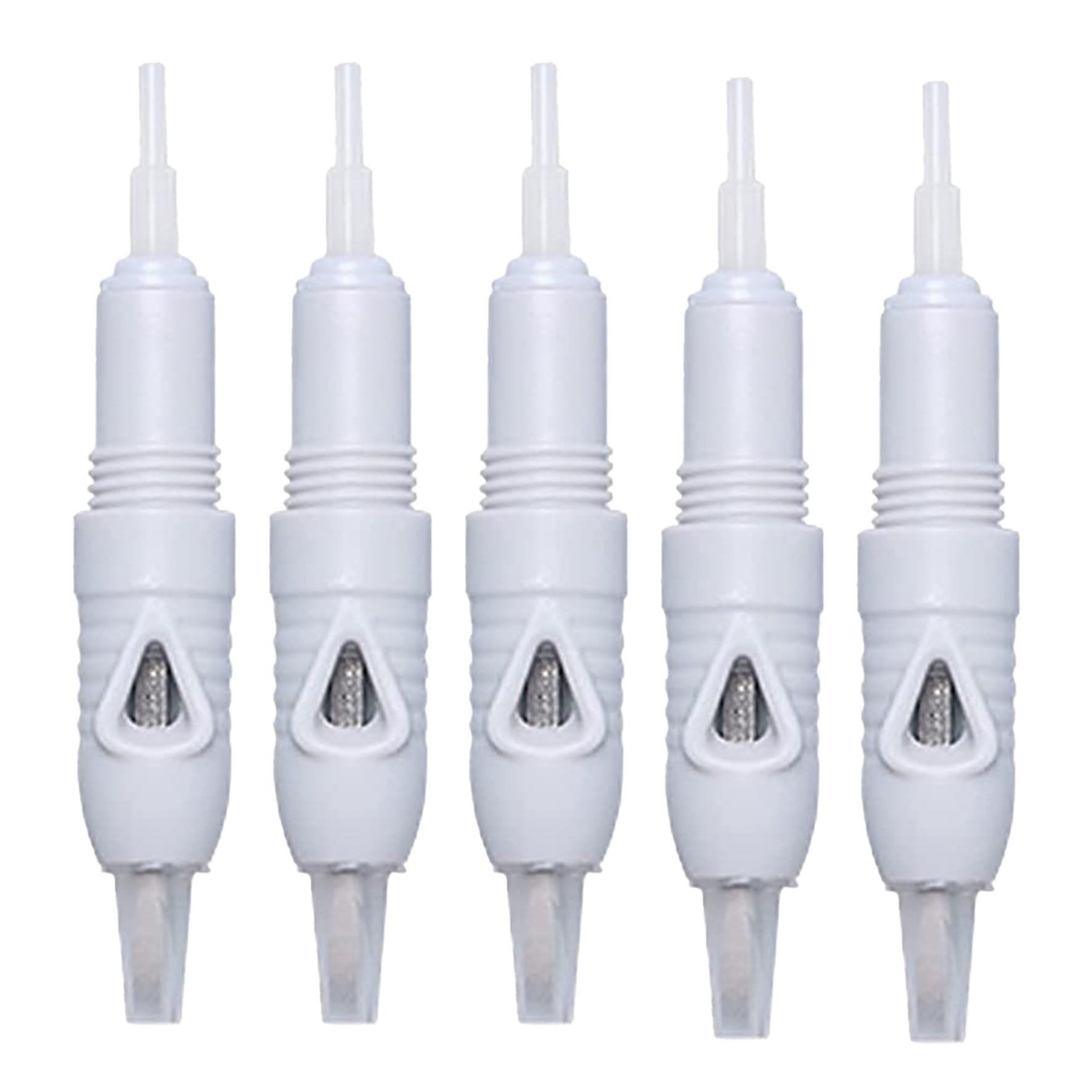 PMU Permanent Micro-blading Semi-Permanent Makeup 1P I 3P | 5P | 7 P | 3F | 5F | 7F Needles Eyebrow Tattoo Permanent Makeup Pen Needle Cartridge for Eyeliner Pack of 5 (7F Prong Needle)-image-48