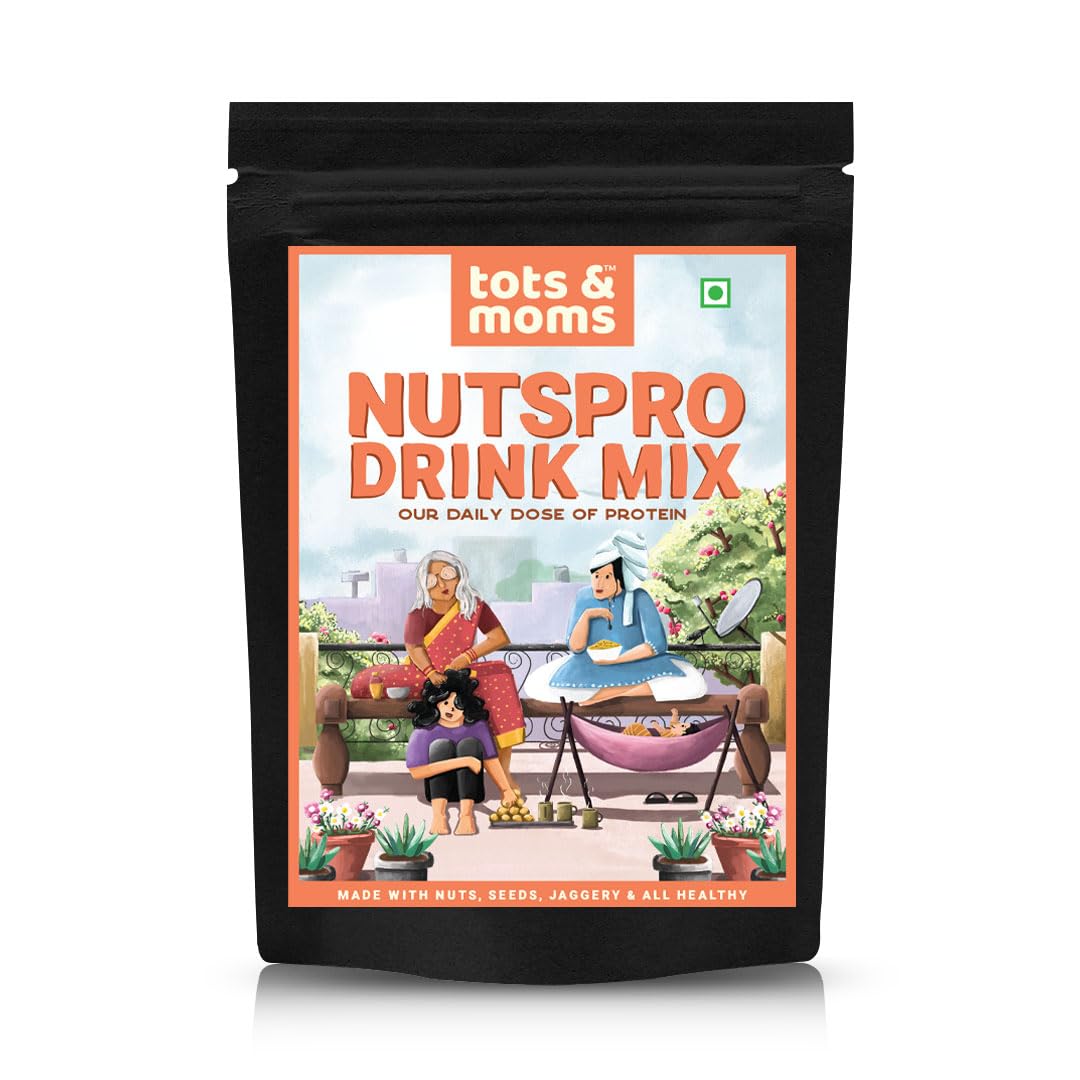 Tots & Moms NO Sugar Drink Mix with Jaggery for Kids | Naturally Sweetened with Jaggery | No Sugar No Milk Powder No Preservatives Made Fresh | 200g (200 g (Pack of 1), Pumpkin) (B08X4LNZW2) Amazon Price History, Amazon Price Tracker