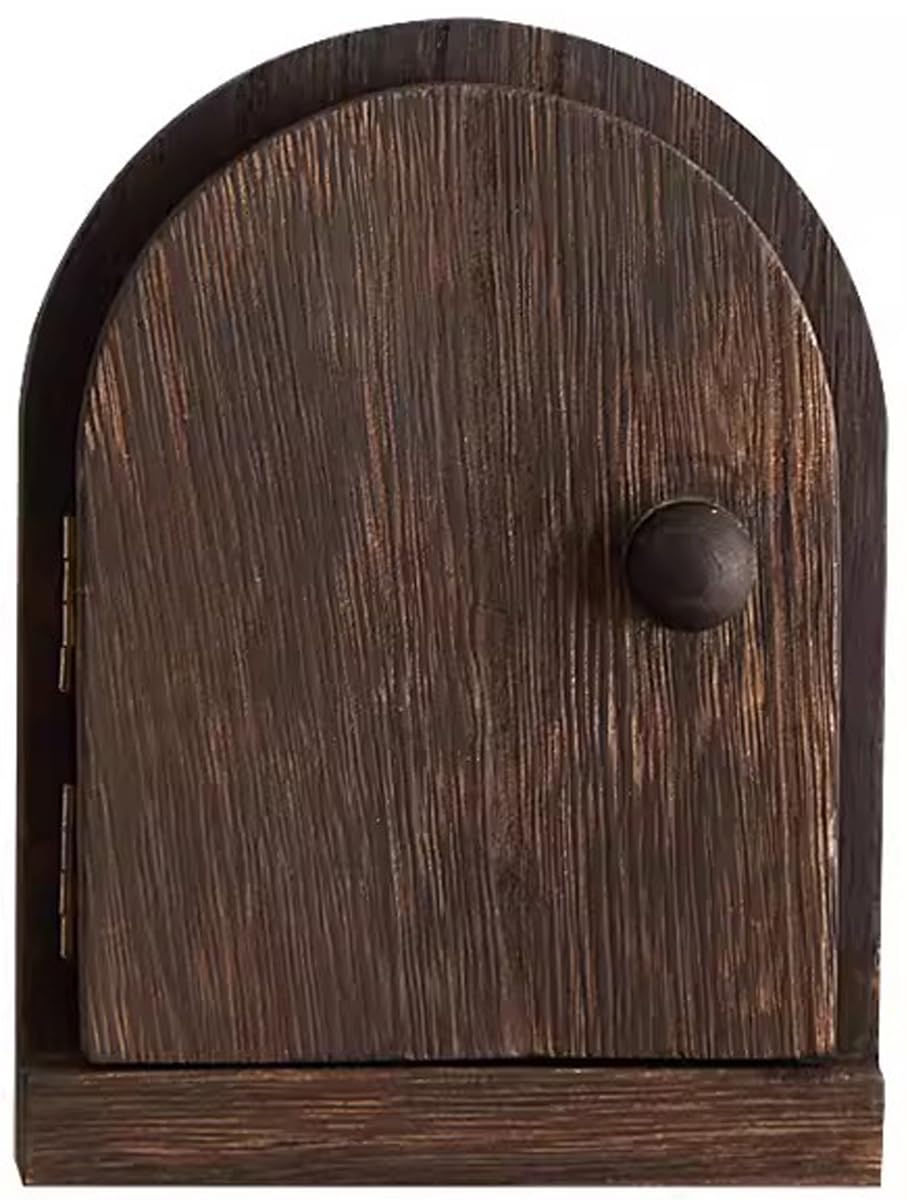 DOCIM Couvre-Prises décoratif, Garde de Couverture de commutateur en Bois de Mur, boîte de Protection Facile à Installer de Prises de Protection de Prise,#b,Single Open