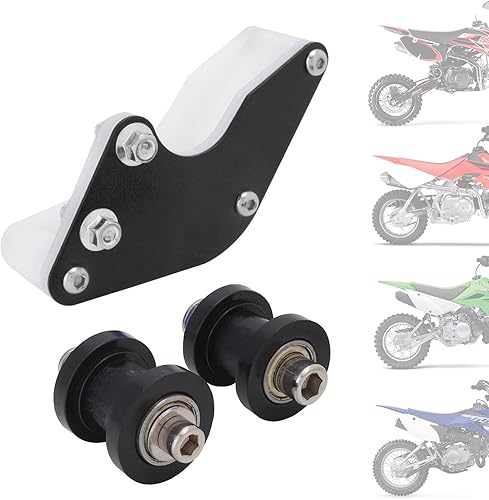 Guía de cadena de motocicleta + ruedas de rodillos de cadena de aluminio tensor para XR CRF KLX SSR TTR Apollo SDG 50 65 70 85 100 110 125 150 Mini