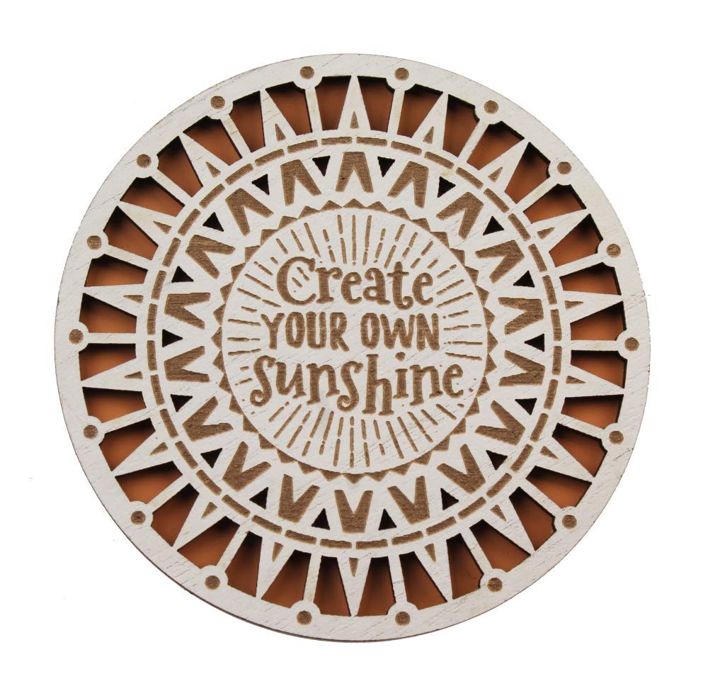History & Heraldry Woodcuts Sentiment Wooden Coaster Gift Idea Create Your Own Sunshine
