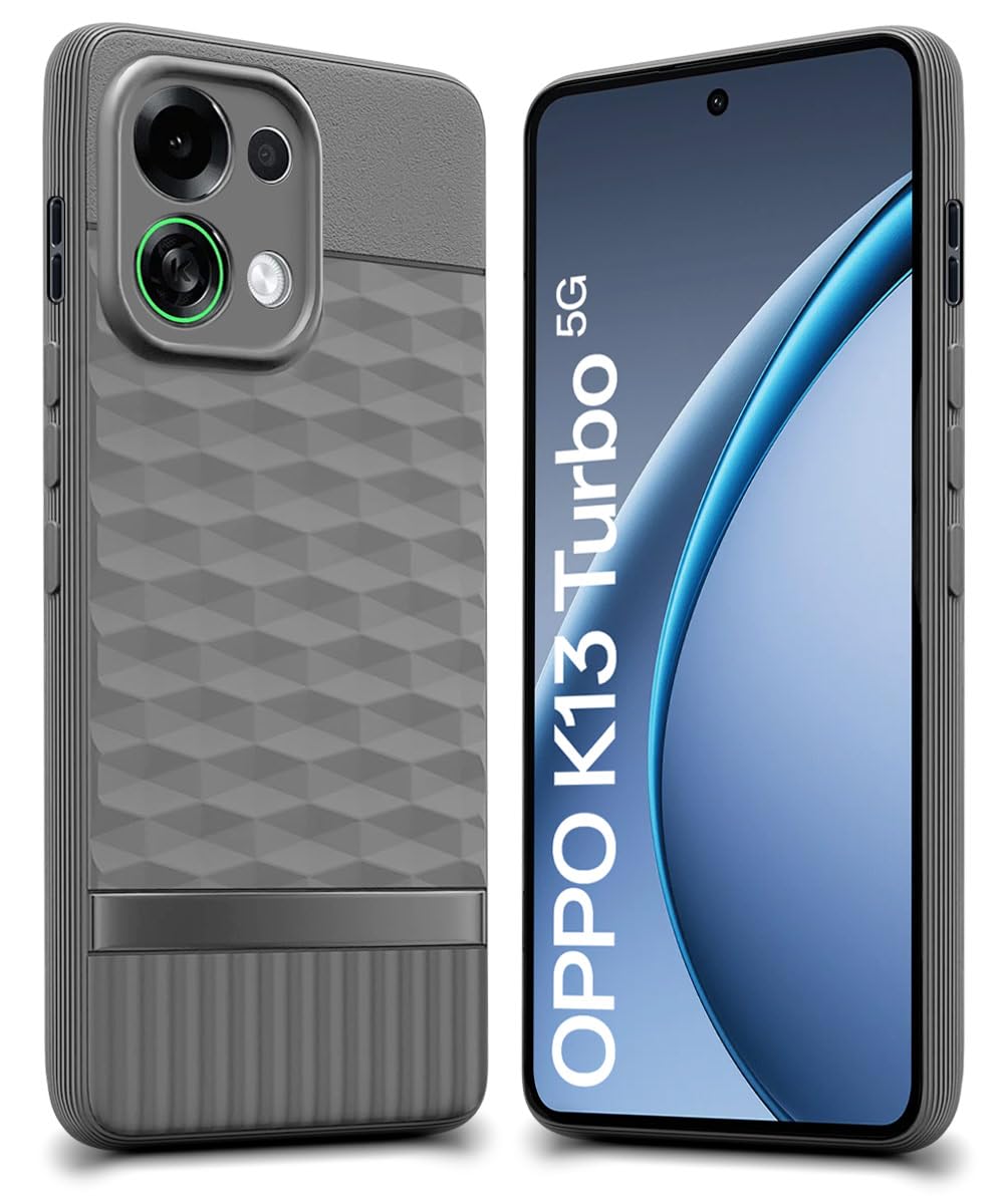WOW IMAGINE Oppo K13 Turbo 5G Case Gray HexaDesign - Grey - Image 1