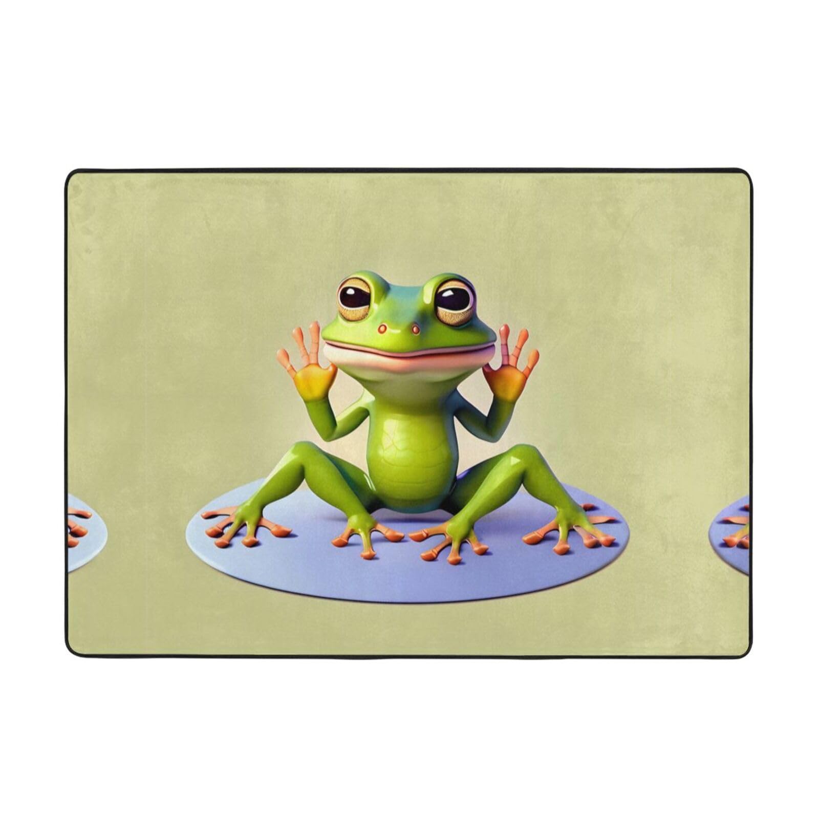 Tapis grenouille yoga pour sécuriser vos sols avec douceur et style