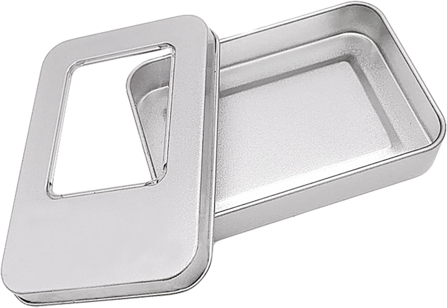 Ldabrye Rectangle Metal Card Box Playing Cards Container Jewelry Storage for Case Packing Game Empty Storage Box