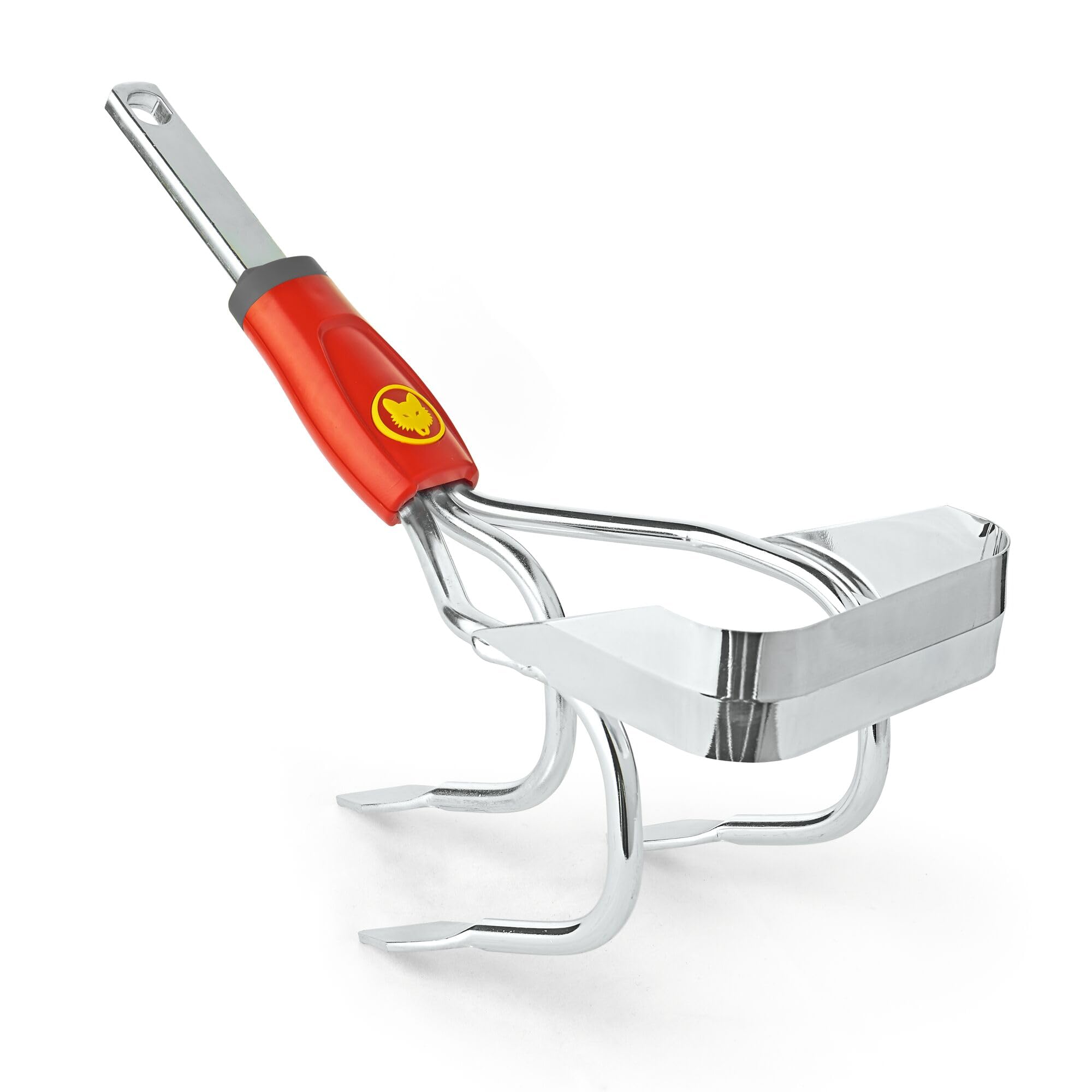 Wolf-Garten 7SingleAAA004650 IE-M Coltivatore Sarchiatore, Rosso/Argento, Single5x26.Singlex39.5 cm