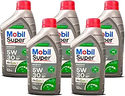 Kit Troca 5 L Óleo de Motor Sae 5w30 Mobil Super Dexos 1 Api Sp ilsac Gf-6a Sintetico