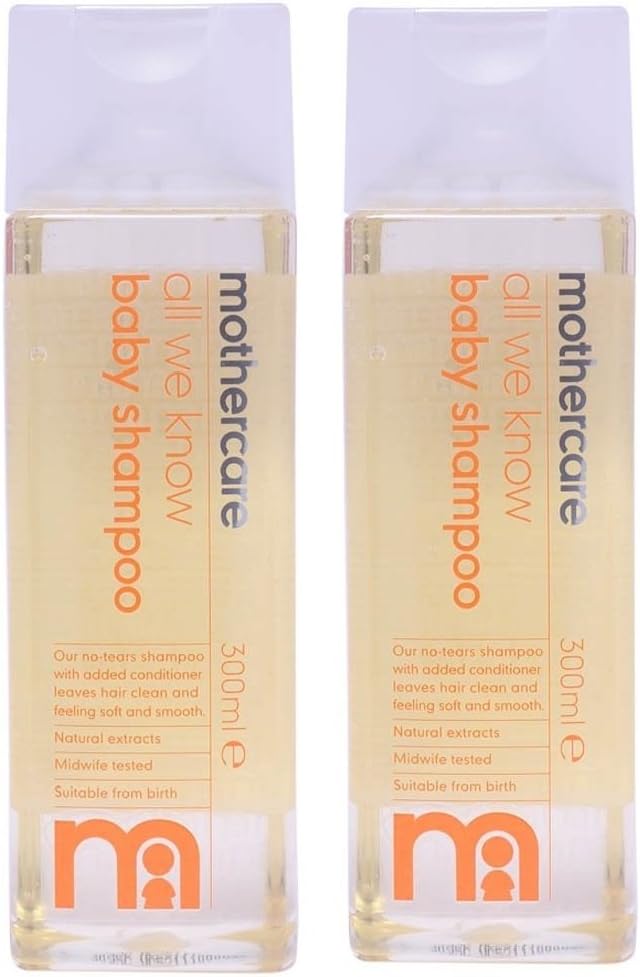 Mothercare All We Know Baby Shampoo (300ml), 2 Pieces