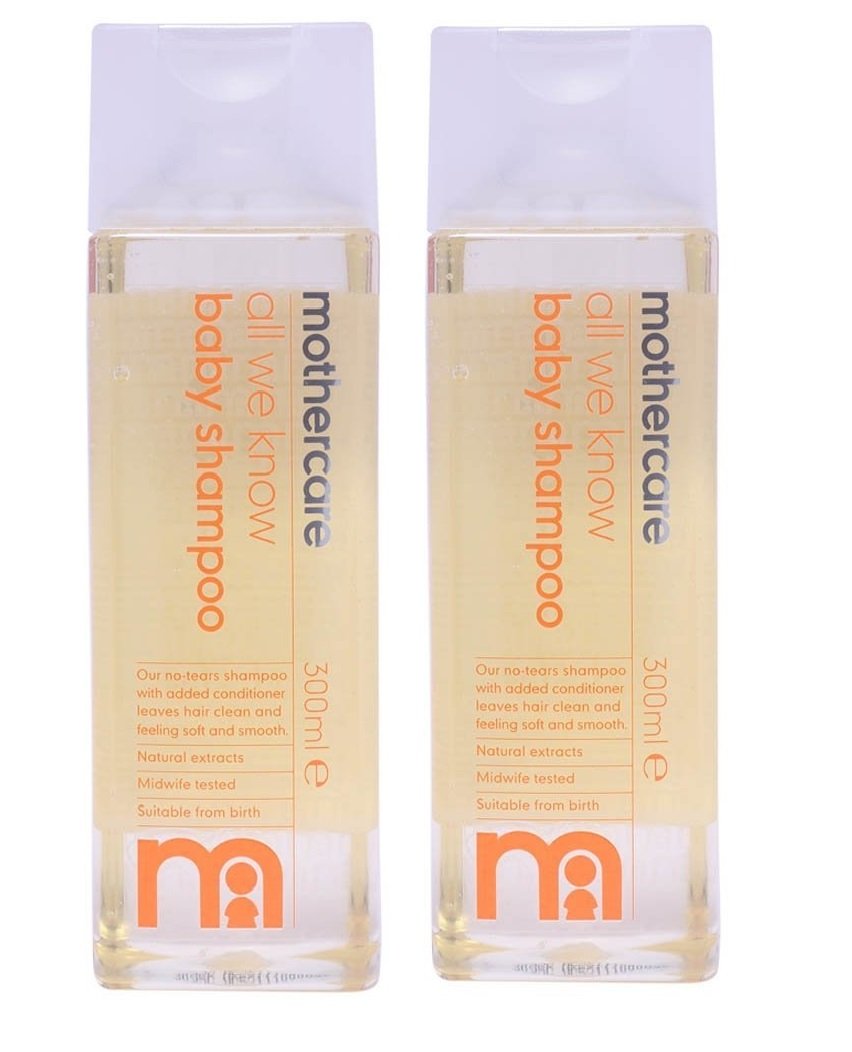 Mothercare All We Know Baby Shampoo (300ml, Pack of 2) Mothercare All We Know Baby Shampoo (300ml, Pack of 2)