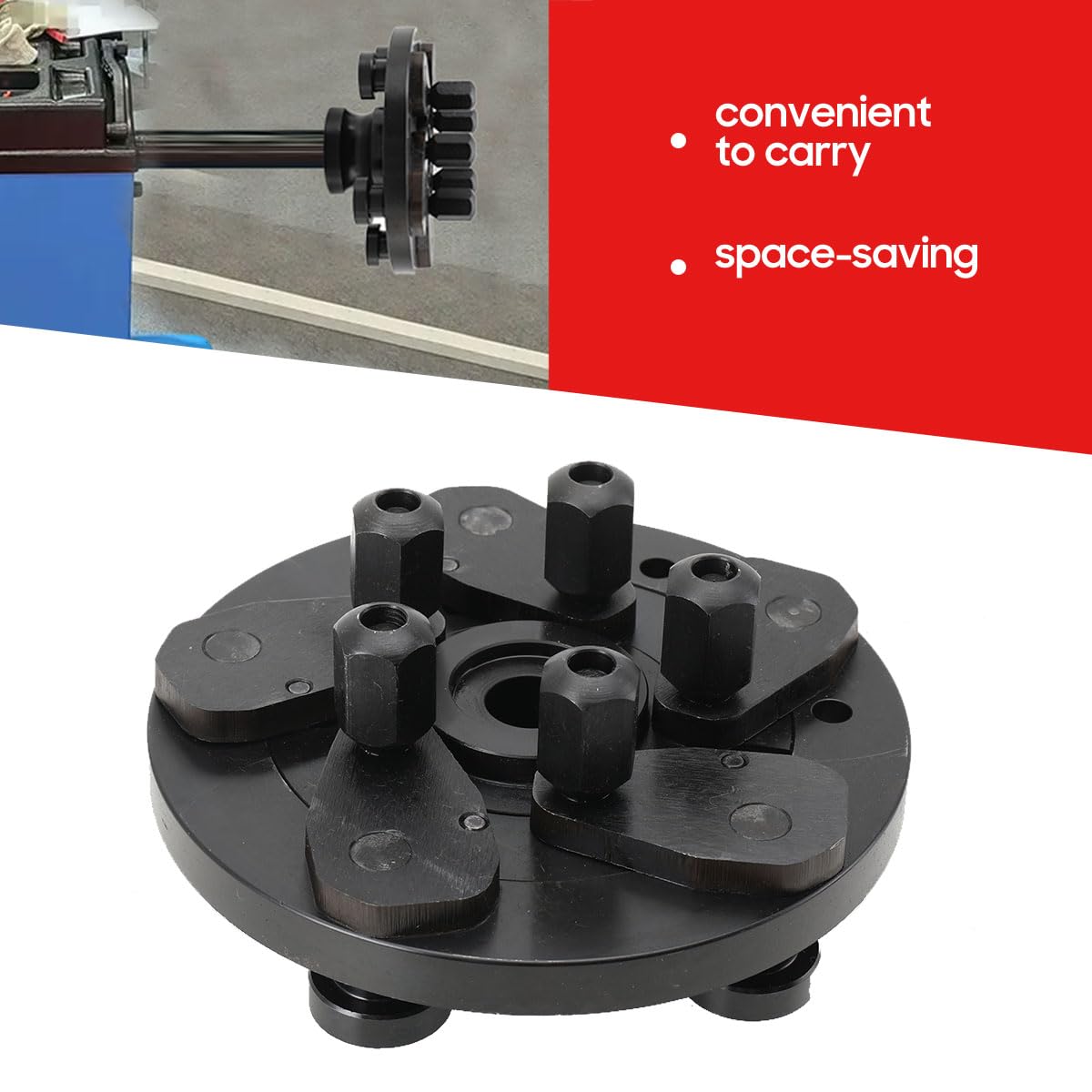 Spannflansch Adapter für Felgen für Wuchtmaschine Reifenwuchtmaschin von Rädern unterschiedlicher Typen von Kraftfahrzeugen auf eine Welle Einer Auswuchtmaschinemit 40mm