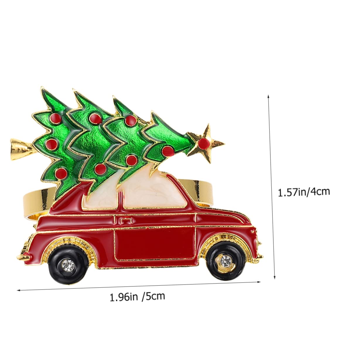PRETYZOOM Rond Serviette Pour Noel 30 Pièces Ronds De Serviette De Noël Decoration Table Noel Decoration Noel Table Décoration De Table Ornement Ronds De Serviette En Alliage Porte-serviettes En Métal
