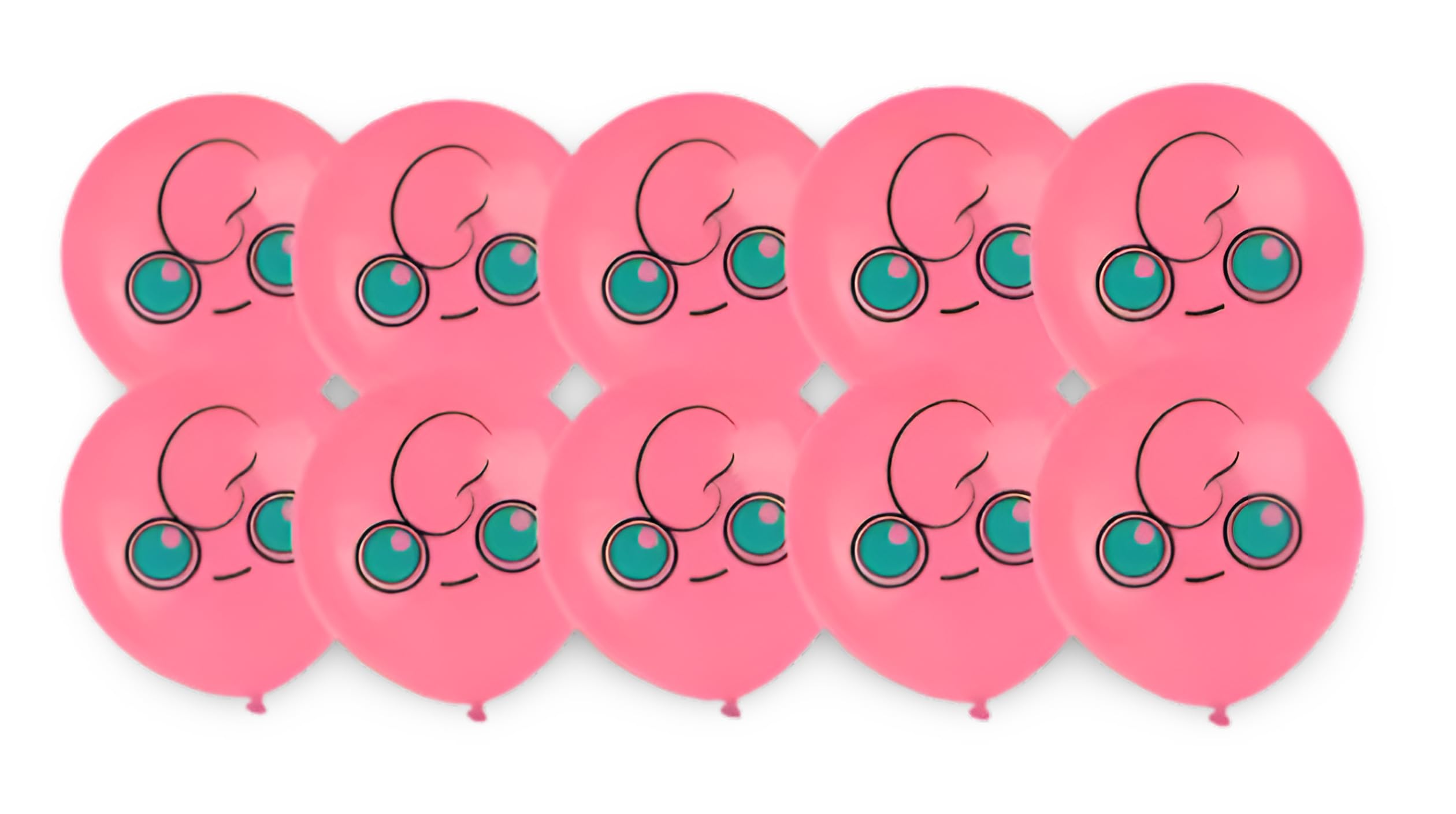 Pokémon Party Supplies | 15+ Years | 10 x Balloons | Jigglypuff (Style 1) — image 1