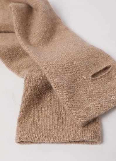 Manicotti In Cashmere 100% Prettystern - Scaldabraccia Medio-Lunghi Senza Dita - Foto 3