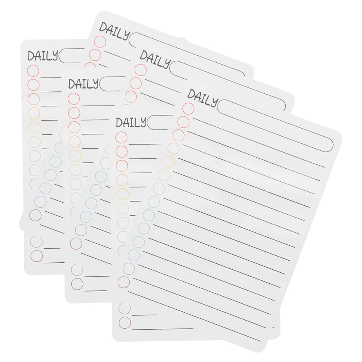 Lurrose 30 Pezzi Programma Giornaliero Blocco Note Magnetico Bordo Magnetico Del Menu Cancellazione A Secco Bordo Del Menu Planner Giornaliero Bordo Programma Magnetico Planner