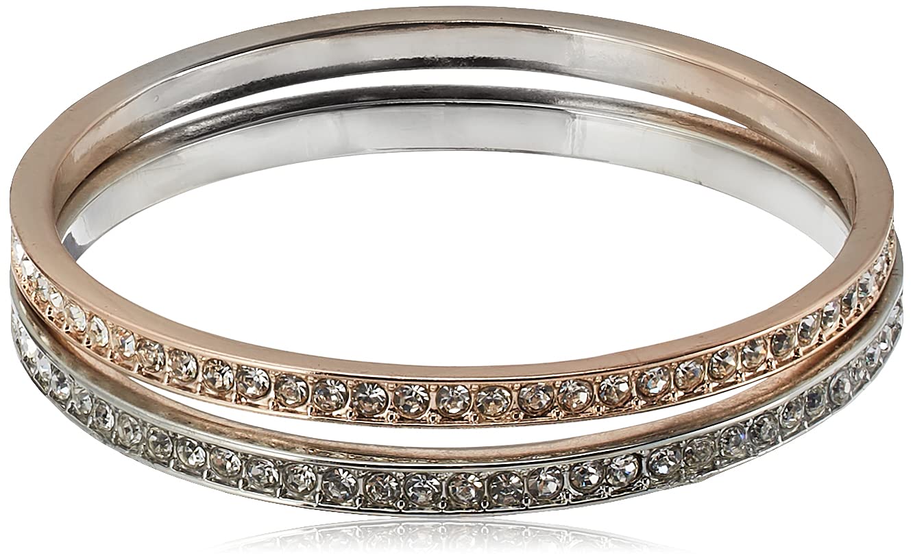 GUESSDuo Crystal Bangle Bracelet, Crystal