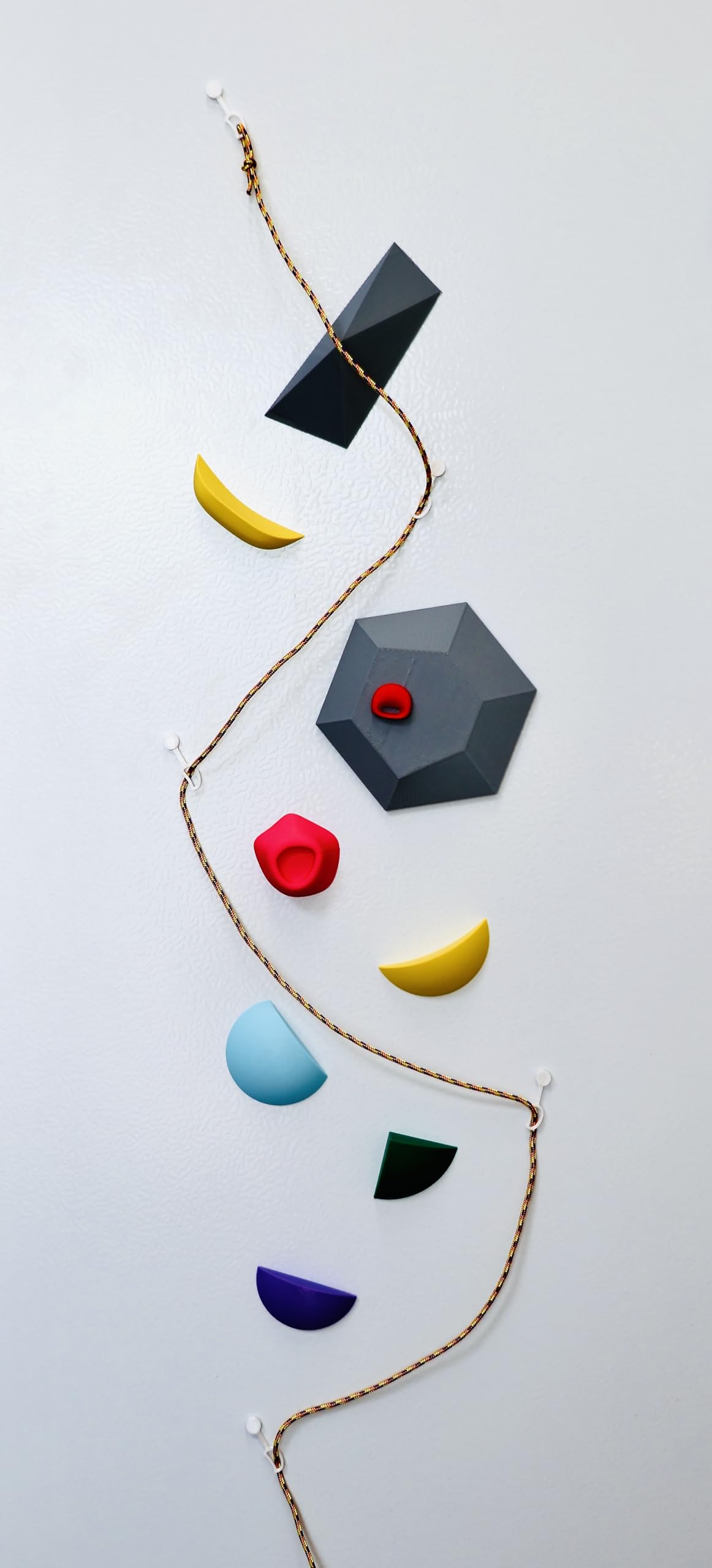 Bouldering Mini Holds Magnetic Art Set Rock Climbing Holds Refrigerator Magnet Set Bouldering Climbing Holds Refrigerator Magnet Set - Multi-Point Design for Climbers & Enthusiasts