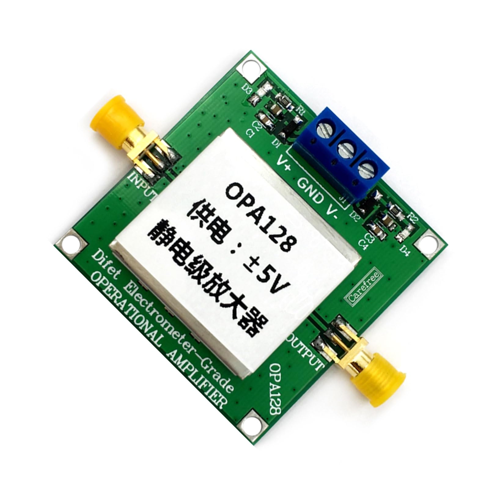 Amplificador funcional de precorriente extremadamente baja 75fA para aplicaciones de electrometro con resistencia en amplificadores de masa para equipos científicos