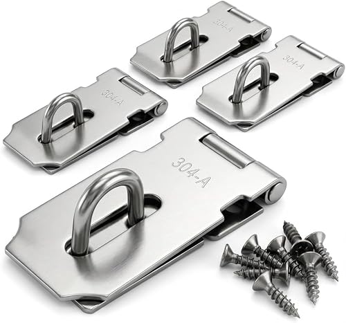 ® 4 Pièces Loquets et Verrous de Portes QWORK
