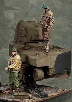 Amazon.co.jp: 1：35 第二次世界大戦 アメリカ軍 戦車兵＆シャーマン