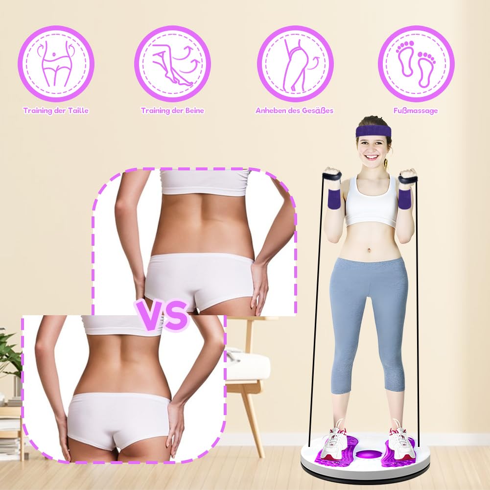 Disque D'équilibre Twist Waist - Pour Fitness à Domicile Et Modelage De La Taille