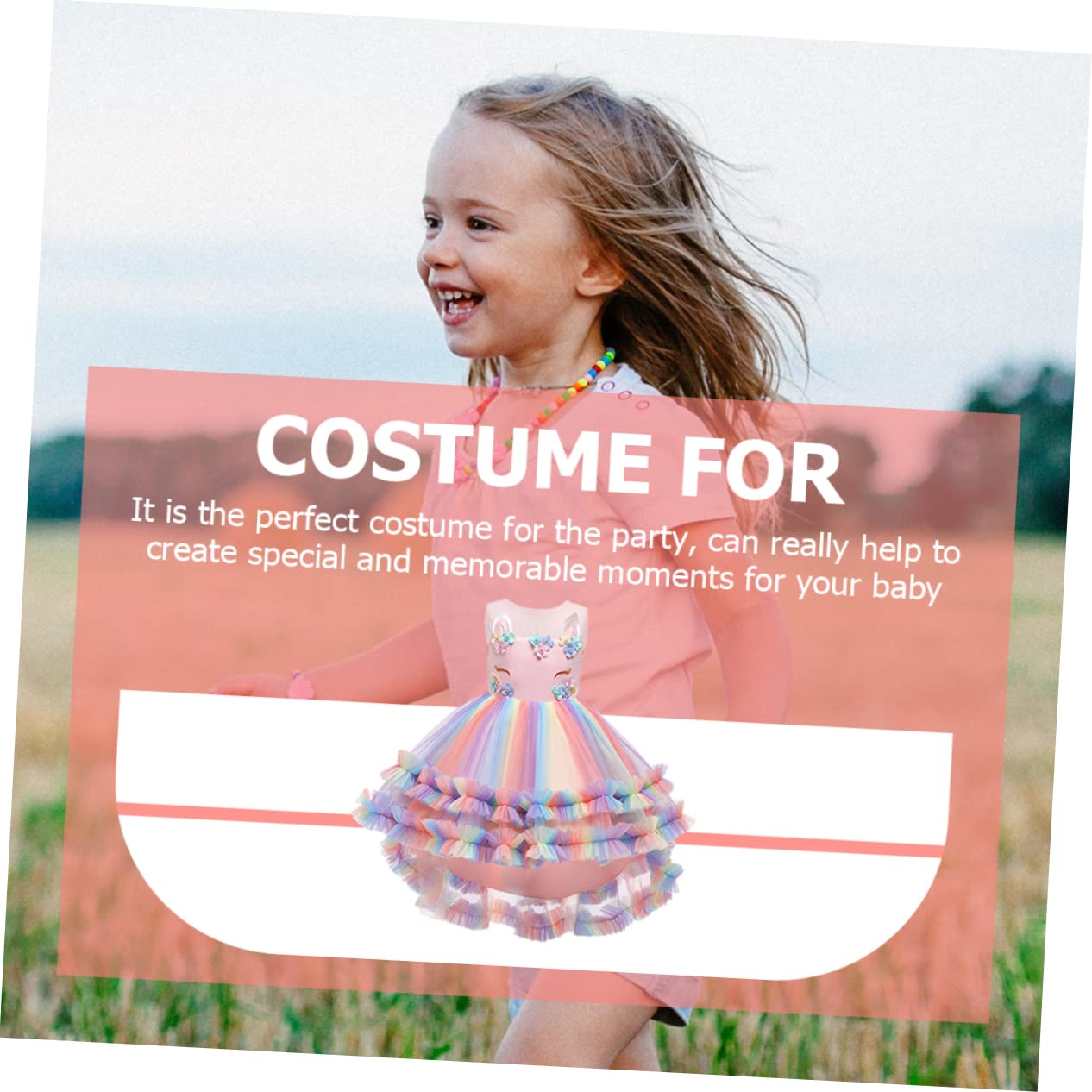 COLLBATH Tutù Abito in Paillettes Glitterate Costumi Per Bambini Abito in Tulle Per Bambina in Rete Glitterata Costume Da Ragazza Gonna Per Ragazze Da Ballo Cotone Rosa