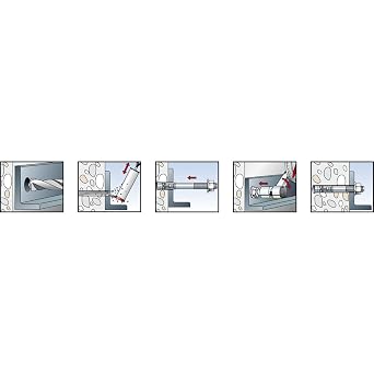 fischer 45583 FBN II 12/160/256 Bolts with Large Washer Galvanised Blue with Approval Pack of 10