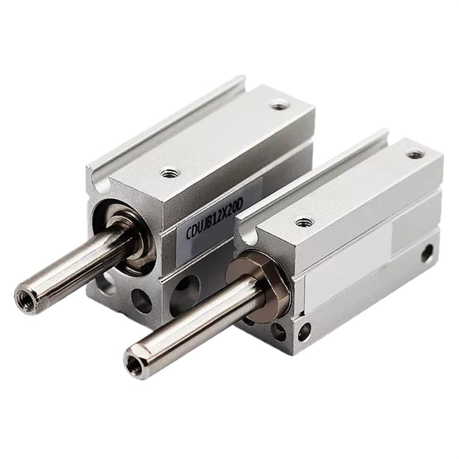 COSZWQDP CUJB/CDUJB12/16/20 Small Pneumatic Free Installation Cylinder Bore 12mm 16mm 20mm Stroke 5/10/15/20/25/30mm(Cdujb16x5d,With Magnetic)