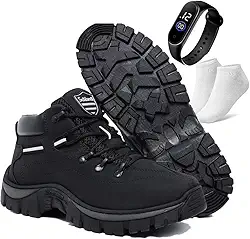 Bota Coturno Adventure Trilha Masculina com Meia e Relogio
