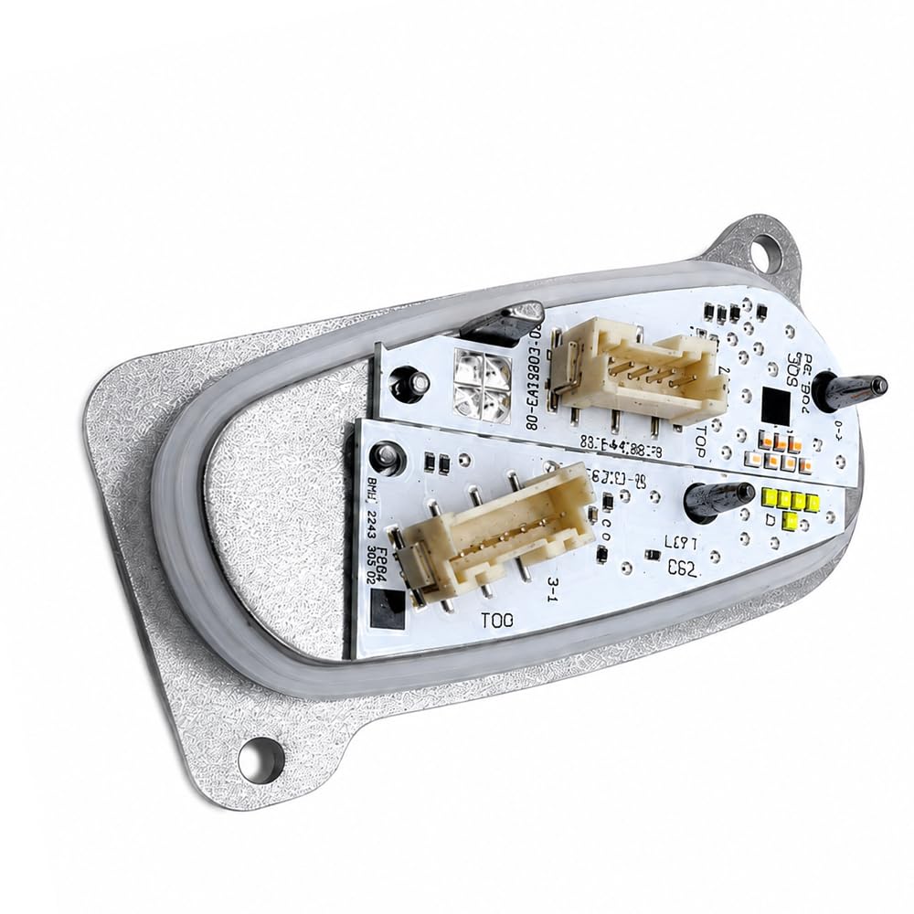 Riloer Modulo di controllo luci diurne LED DRL con dissipatore di calore Indicatore di direzione compatibile con Seat Leon 2020–2024 Tarraco 2019–2024 5FJ941475 Sinistra