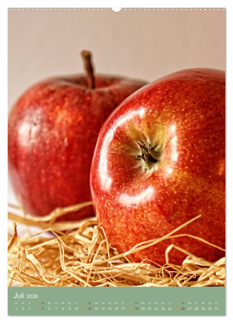 Natürliche Kost - Gesund essen 2026 (Wandkalender 2026 DIN A2 hoch), CALVENDO Monatskalender: Gesunde Ernährung trägt maßgeblich zu unserem täglichen Wohlbefinden bei. (CALVENDO Lifestyle)