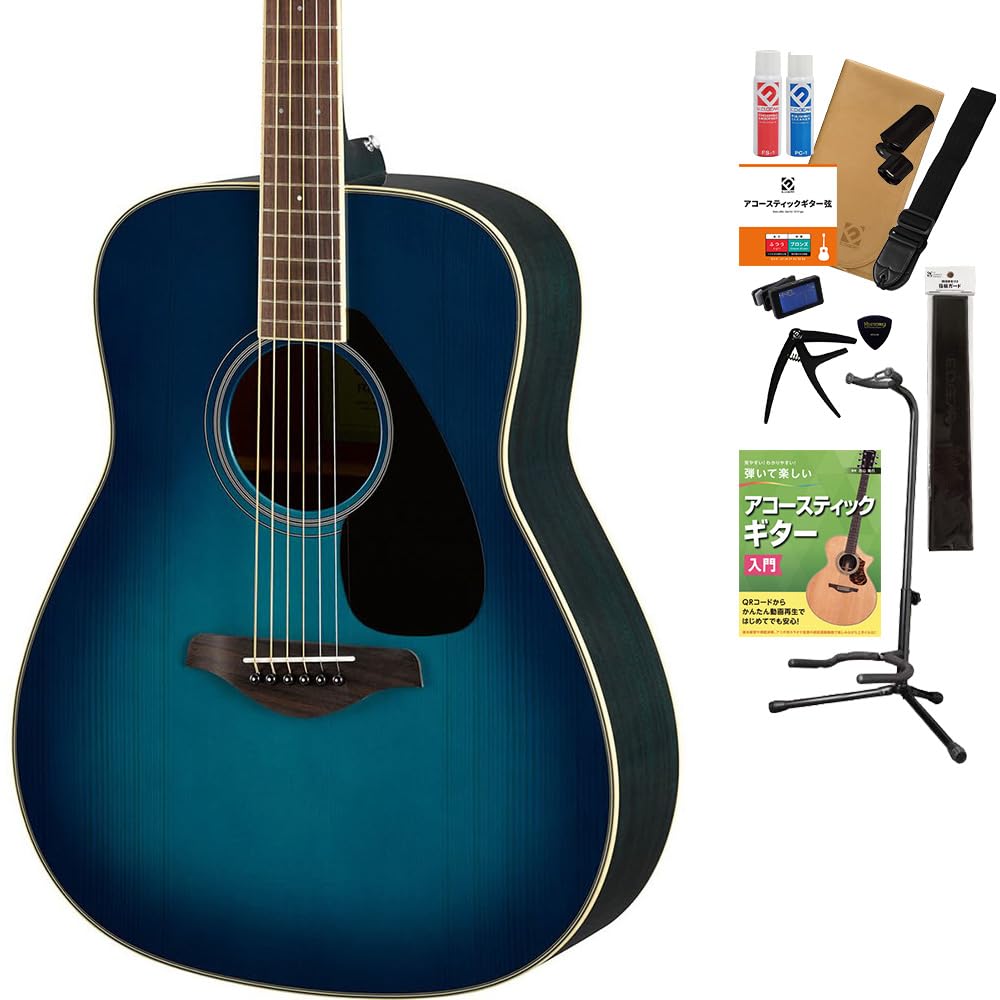 Amazon | YAMAHA FG820 SB アコースティックギター 教本・お手入れ用品