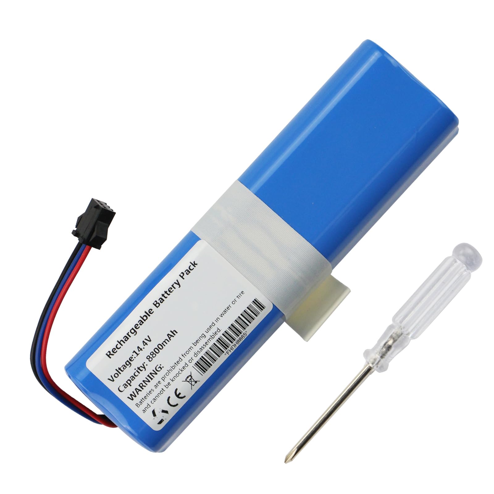 MULS 8800mAh Vacuum Cleaner Battery Replacement for AIRROBO T10+ Robot Vacuum Cleaner Spare Parts Accessories Battery with Tools 14.4V