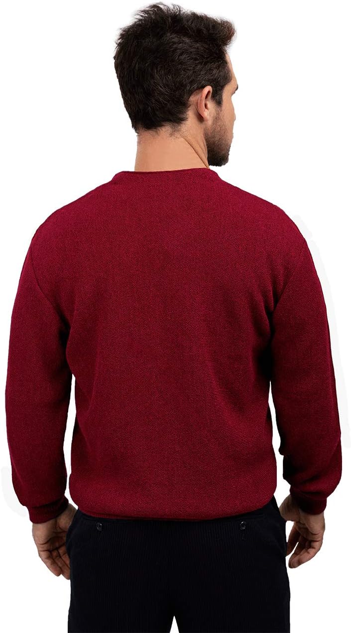 Alpaca Golf Sweaters - Men's 100% Alpaca Wool Levine Cardigan - Image 2