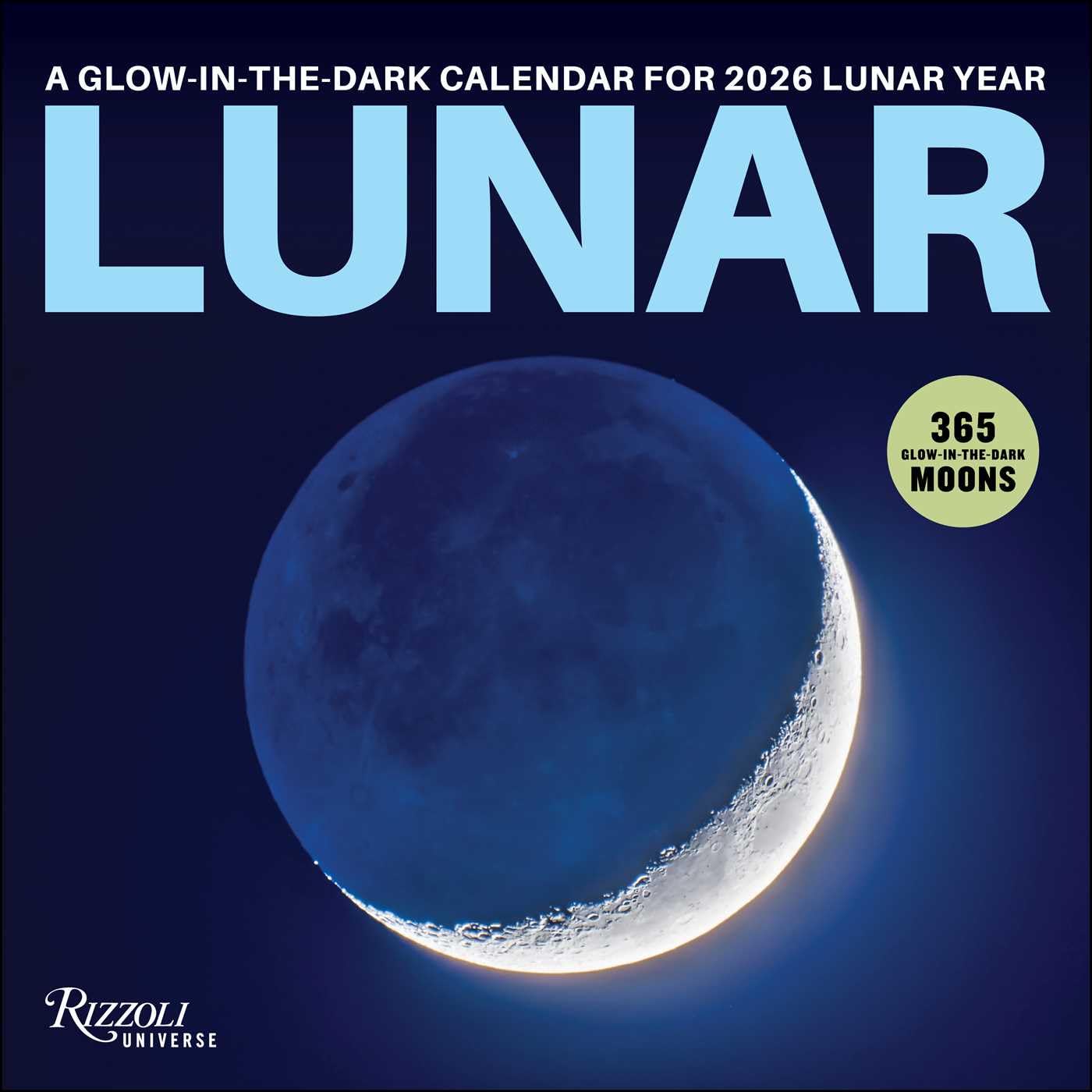 Lunar 2026 Wall Calendar