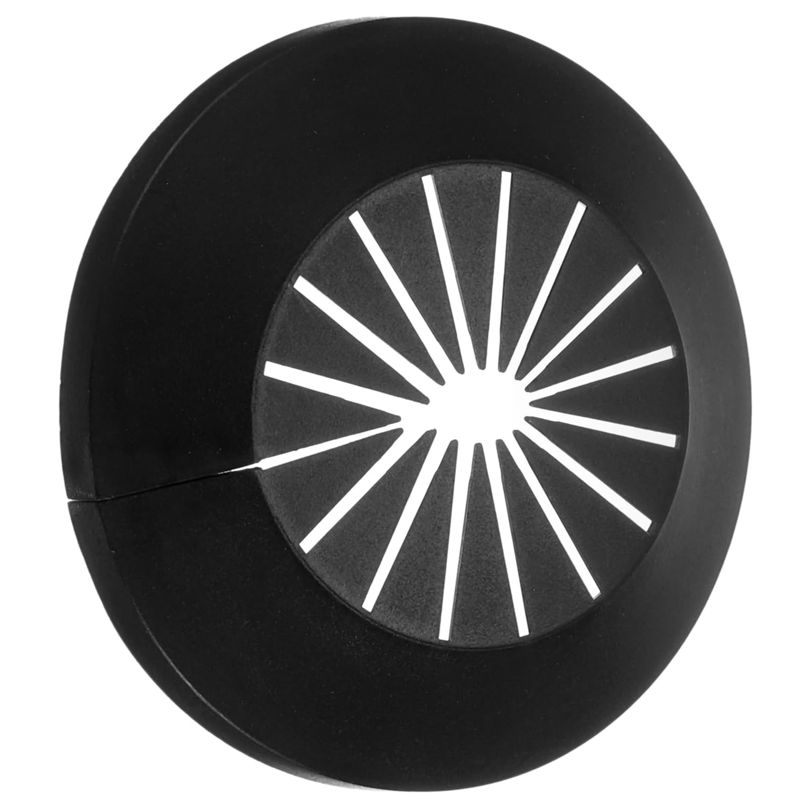 TOP-VIGOR 2pcs 15mm-45mm Pipe Cover Decoration, PP Plastic Escutcheon Pipe Collar for Water Pipe, Drain Line, Toilet Waste Pipe, Wall Pipe Entry Decoration Trim and Bathroom Plumbing Black