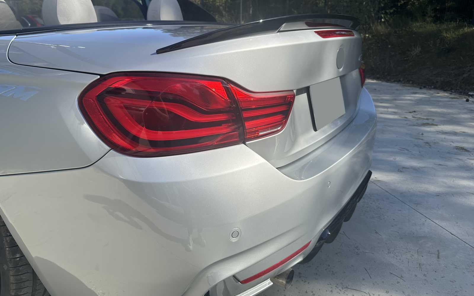 Spoiler posteriore per bagagliaio F33 M4 Look Style nero lucido per serie 4 2014-2019 Performance Tuning Cabrio 2 porte coupé 420i 428i 430i 435i 440i spoiler posteriore